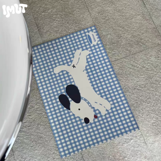 Cute Puppy Bathroom Mat