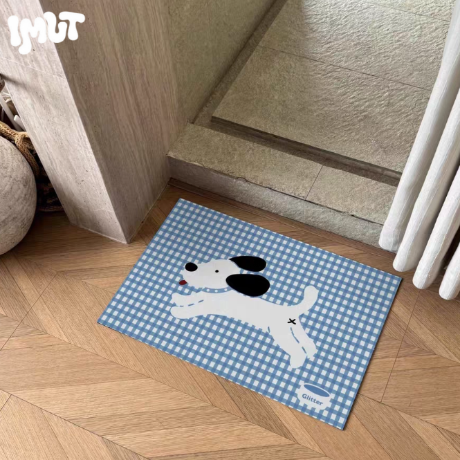 Cute Puppy Bathroom Mat