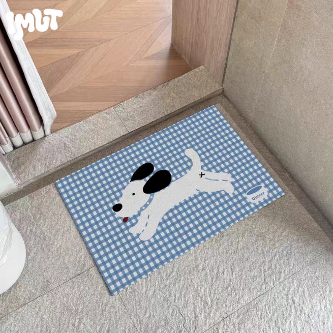 Cute Puppy Bathroom Mat