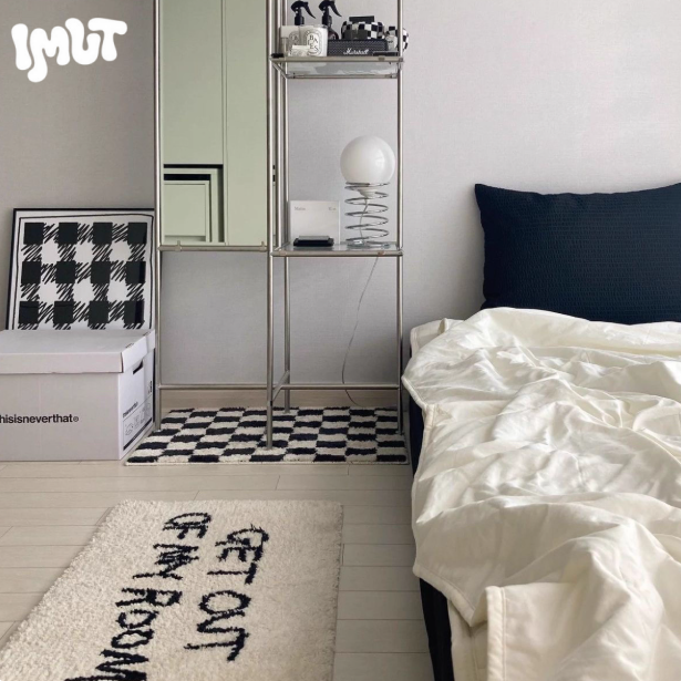 “Get Out of My Room” Text Rug