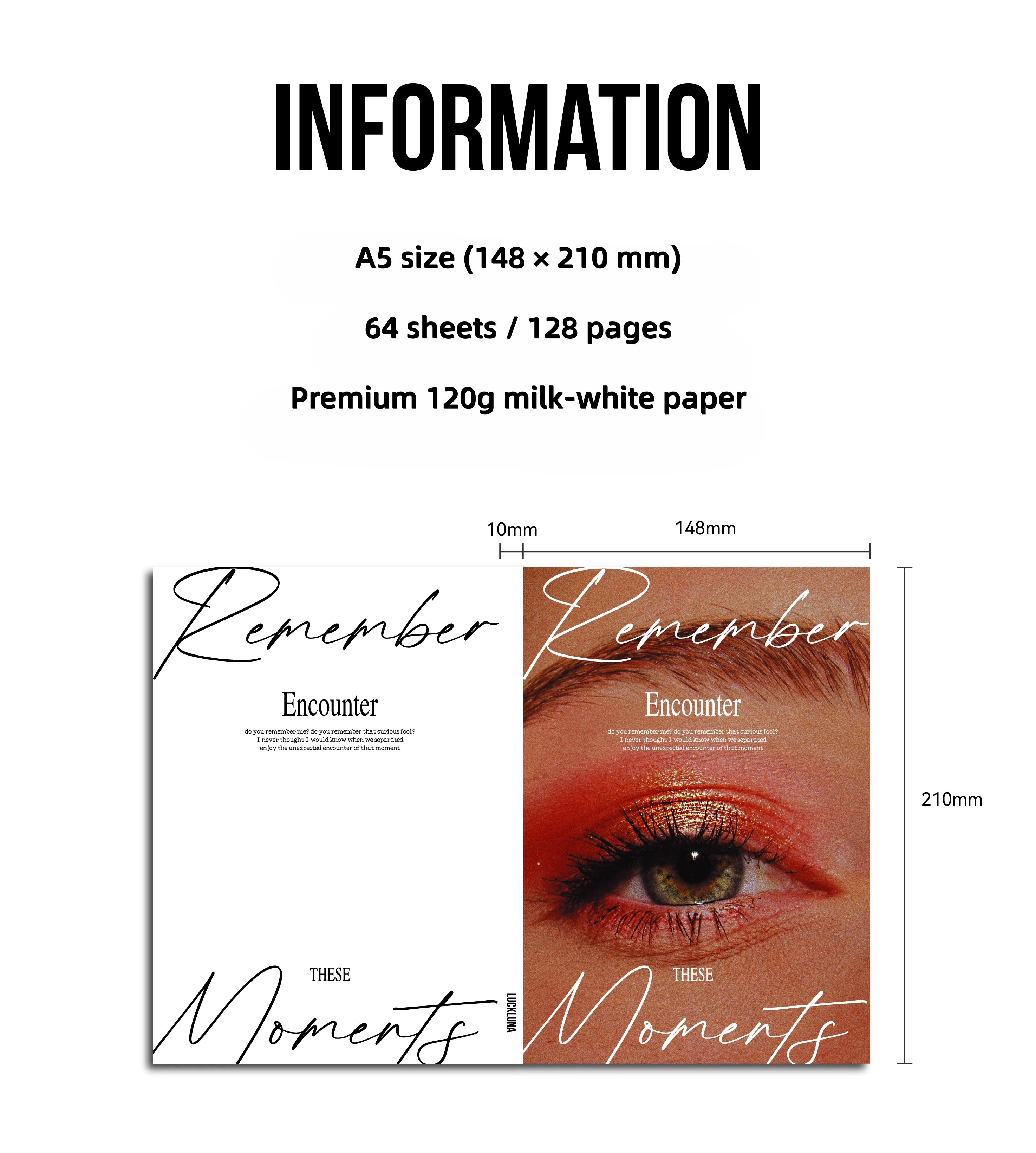 Moment Gaze A5 Notebook